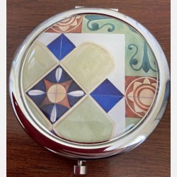 Compact Mirror from The Gibraltar Tiles Collection